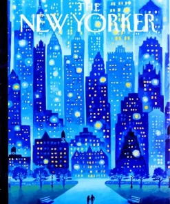 The New Yorker Cover Starry Night Diamond Painting