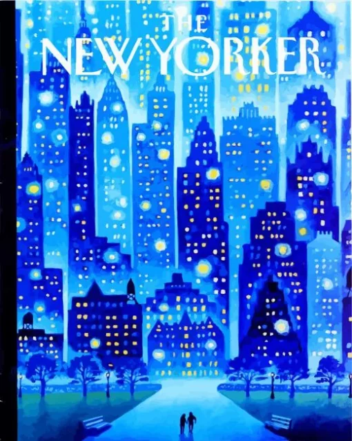 The New Yorker Cover Starry Night Diamond Painting