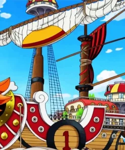 Thousand Sunny One Piece Diamond Painting