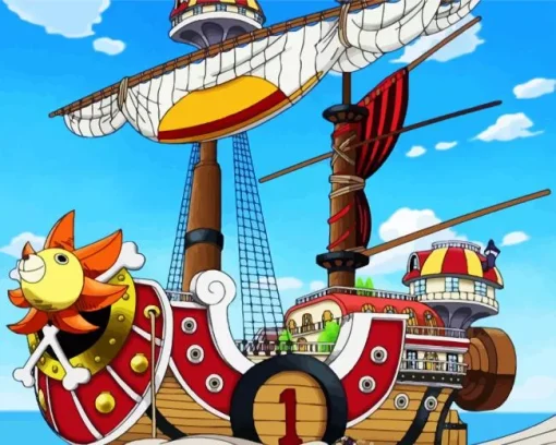 Thousand Sunny One Piece Diamond Painting