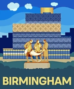 UK Birmingham Poster Diamond Painting