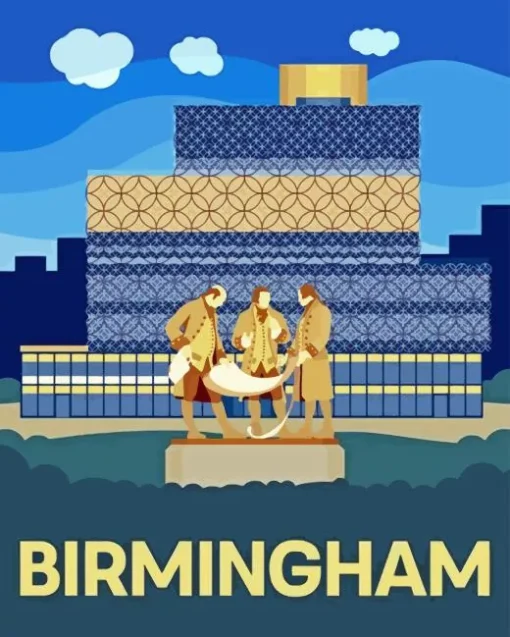 UK Birmingham Poster Diamond Painting