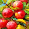 Abstract Apple Tree Diamond Painting