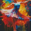 Abstract Ballerina Diamond Painting