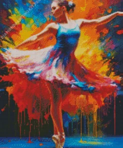 Abstract Ballerina Diamond Painting