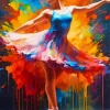 Abstract Ballerina Diamond Painting