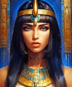 Aesthetic Egyptian Woman Diamond Painting