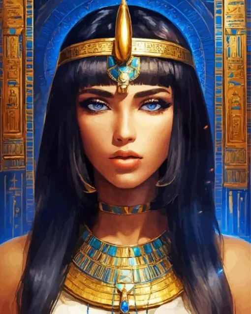 Aesthetic Egyptian Woman Diamond Painting