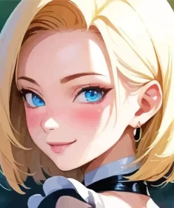 Android 18 Diamond Painting