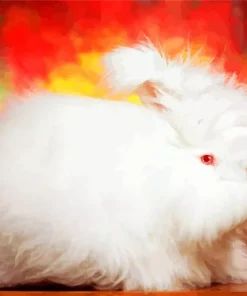 Angora Rabbit Diamond Painting