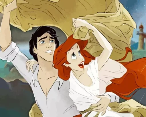 Ariel And Eric Diamond Painting