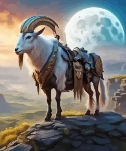 Armored Goat Diamond Painting