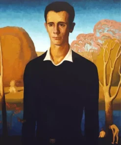 Arnold Comes Of Age By Grant Wood Diamond Painting