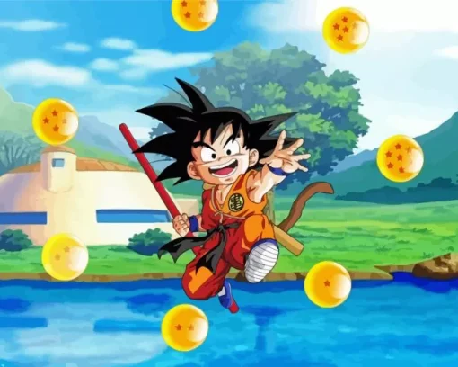 Baby Goku Diamond Painting