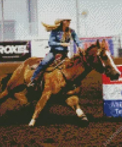 Barrel Racer Diamond Painting