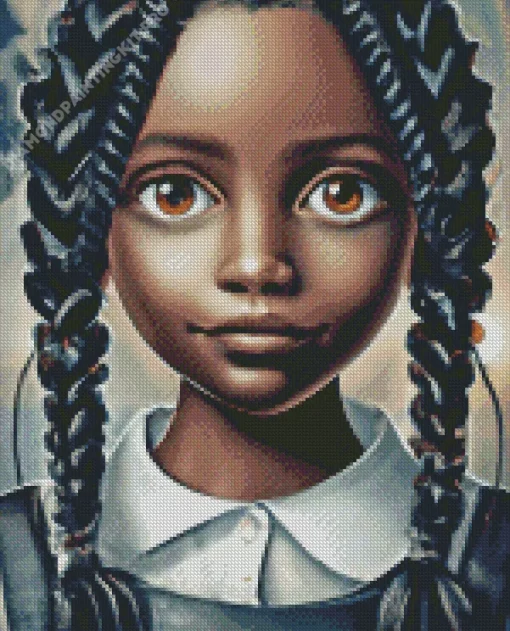 Black Wednesday Addams Art Diamond Painting