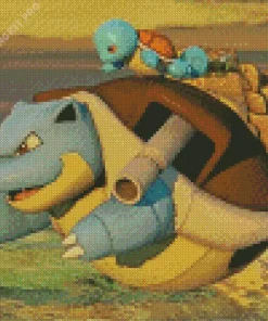 Blastoise And Squirtle Diamond Painting