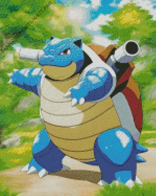 Blastoise Pokemon Go Diamond Painting