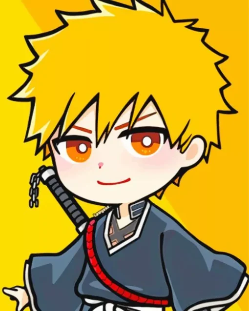 Bleach Anime Ichigo Chibi Diamond Painting