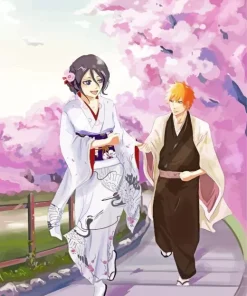 Bleach Anime Rukia And Ichigo Diamond Painting