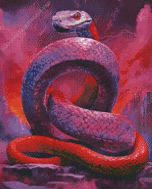 Cityscape Pit Viper Diamond Painting