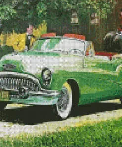 Classic Green Skylark Diamond Painting