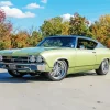 Cool Green 1969 Chevelle Diamond Painting