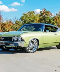 Cool Green 1969 Chevelle Diamond Painting