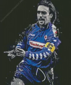 Gabriel Batistuta Football Player Diamond Painting