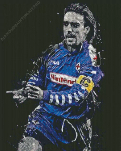 Gabriel Batistuta Football Player Diamond Painting