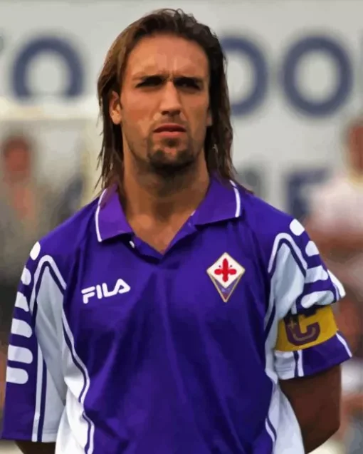 Gabriel Batistuta Player Diamond Painting