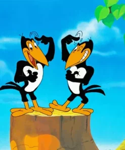 Heckle And Jeckle Characters Diamond Painting