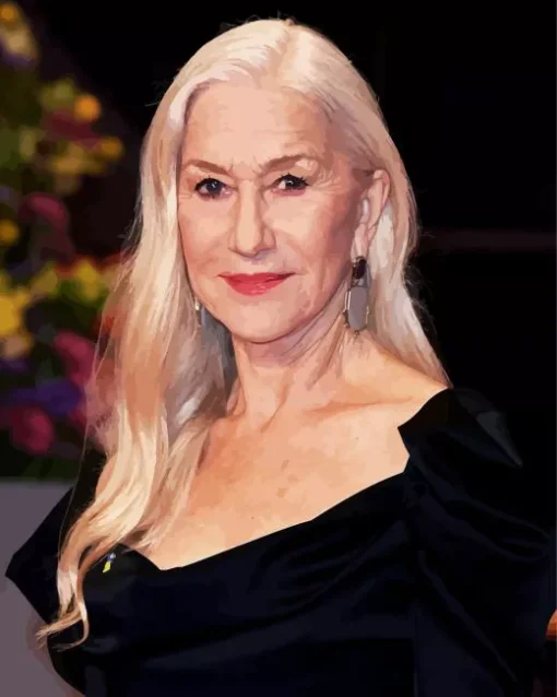 Helen Mirren Actress Diamond Painting