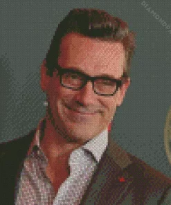 Jon Hamm Actor Diamond Painting