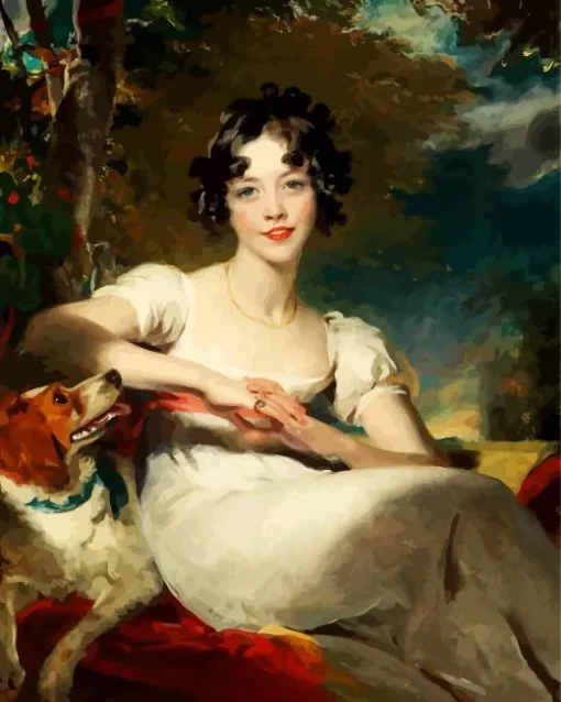 Lady Maria By Thomas Lawrence Diamond Painting