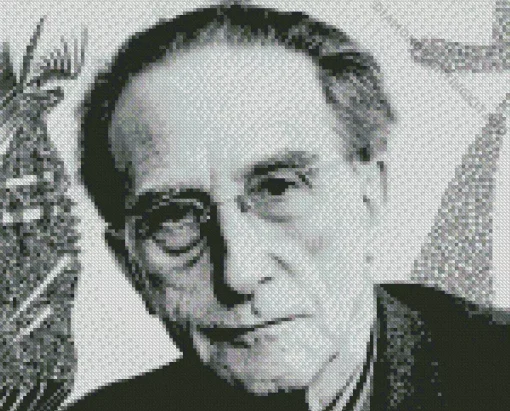 Monochrome Marcel Duchamp Diamond Painting