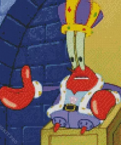 Mr Krabs Character Diamond Painting