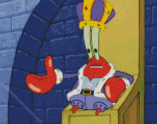 Mr Krabs Character Diamond Painting