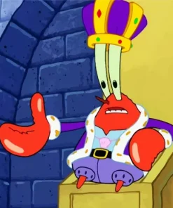 Mr Krabs Character Diamond Painting