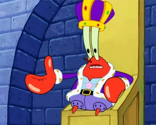 Mr Krabs Character Diamond Painting