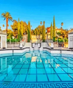 Neptune Pool In California Diamond Painting