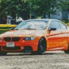 Orange Bmw 3 Diamond Painting