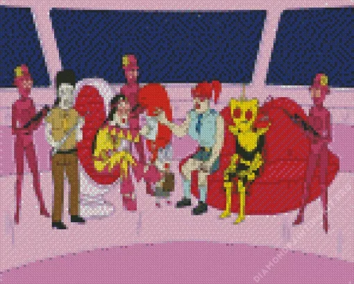 Superjail Characters Diamond Painting