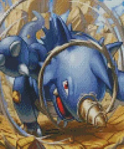 Rhydon Pokemon Diamond Painting