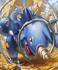 Rhydon Pokemon Diamond Painting