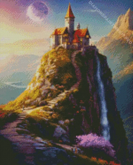 Aesthetic Fantasy Castle Art Diamond Painting