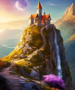 Aesthetic Fantasy Castle Art Diamond Painting