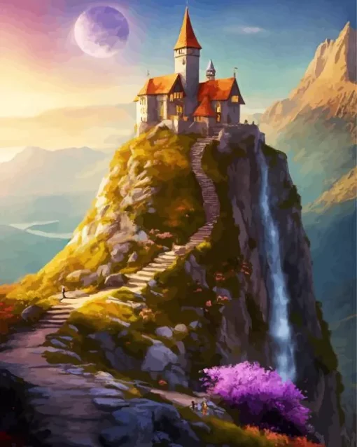 Aesthetic Fantasy Castle Art Diamond Painting