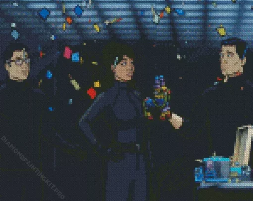 Archer And Lana Diamond Painting