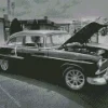 Black 55 Chevy Bel Air Diamond Painting